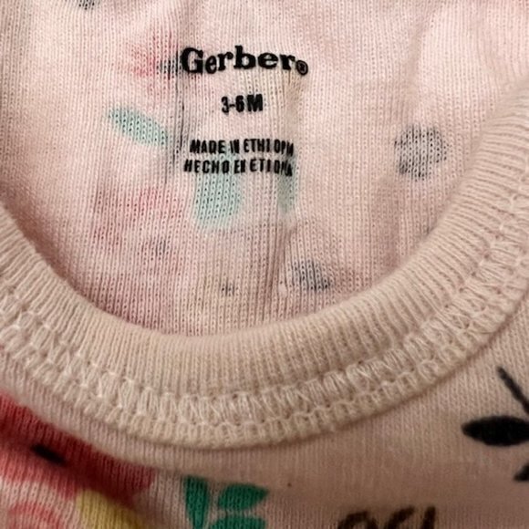 SALE!! 2 for $15 Baby Girls Romper Sleep and Play Bundle 3-6 mos Elephants - Picture 11 of 13